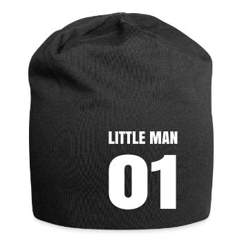 Part 1: BIG MAN + LITTLE MAN 01 / Father-Son Shirt - Jersey Beanie - black - Front