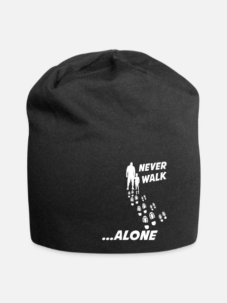 VATER & SOHN NEVER WALK ALONE - Jersey-Beanie - Schwarz