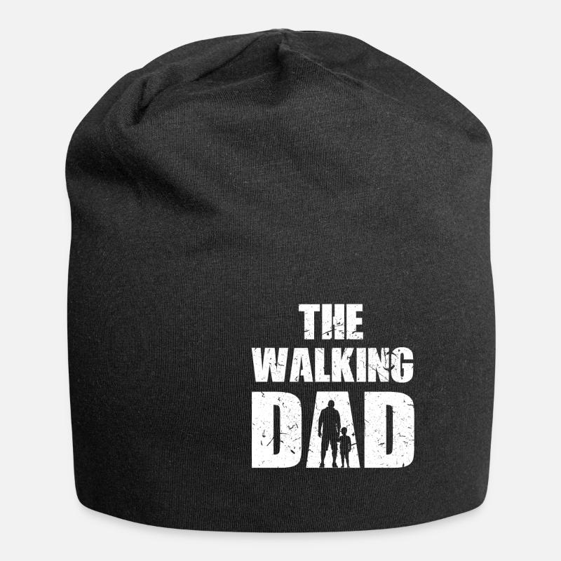 The walking dad - Jersey Beanie - black