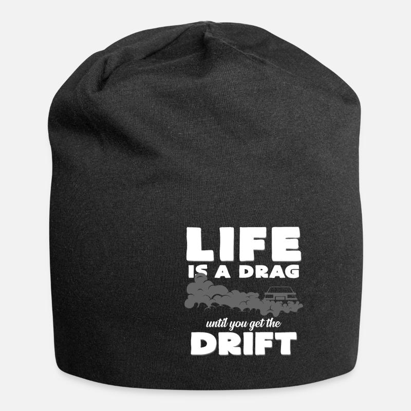 drift - Jersey Beanie - black