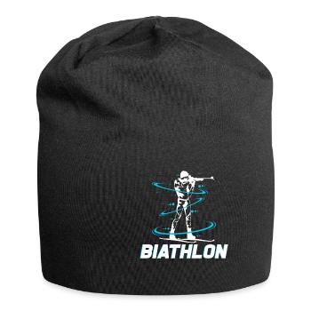 biathlon - Bonnet en jersey - noir - Devant