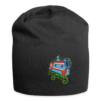 Old School Hip Hop Battlerap 90er Gangster Rap R&B - Jersey-Beanie - Schwarz - Vorne
