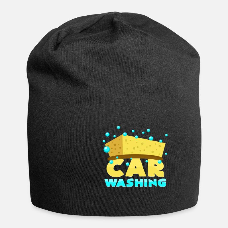 Car Washing - Jersey Beanie - black