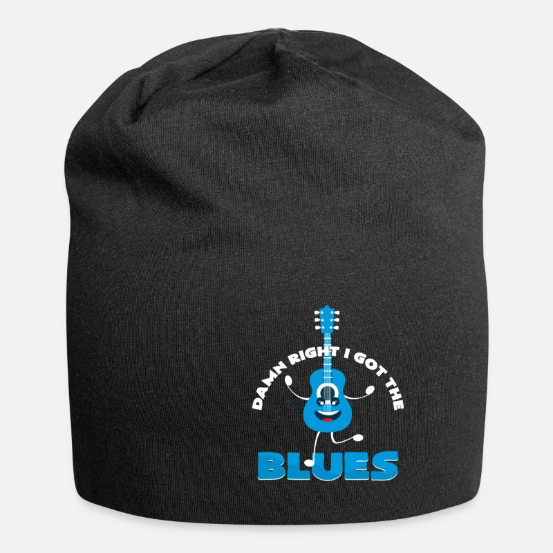 Blues - Bonnet en jersey - noir