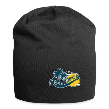 Mallorca Urlaub Strand Malle Palma Urlauber Tour - Jersey-Beanie - Schwarz - Vorne