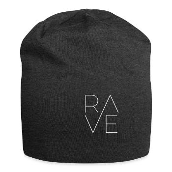 Techno Musik Hard Tekk Rave Party Tanzen DJ Drogen - Jersey-Beanie - Anthrazit - Vorne