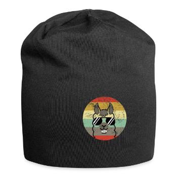 Alpaca Lama No Prob Lama Cool Funny - Jersey Beanie - black - Front