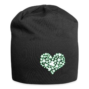 Coeur - St Patricks Day - St Patricks Day - Kleebl - Bonnet en jersey - noir - Devant