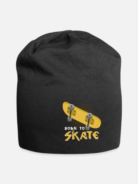 skateboard - Jersey Beanie - black