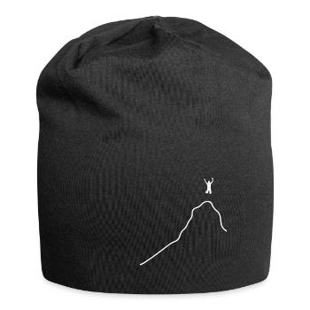 Alpinisme | Randonnée Escalade | de plein air - Bonnet en jersey - noir - Devant