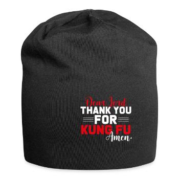 Kung Fu - Bonnet en jersey - noir - Devant