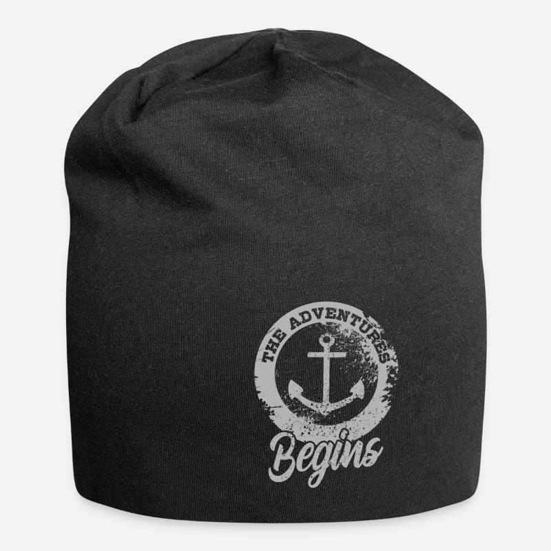 Maritim - Jersey-Beanie - Schwarz