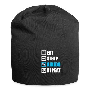 Aïkido - Bonnet en jersey - noir - Devant