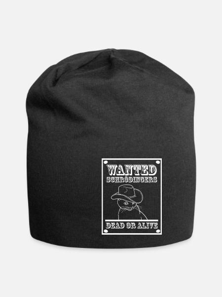 Schrödinger's Cat - Schrödingers Katze Wanted - Jersey Beanie - black