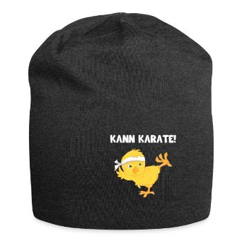 Kann Karate Küken - Jersey-Beanie - Anthrazit - Vorne
