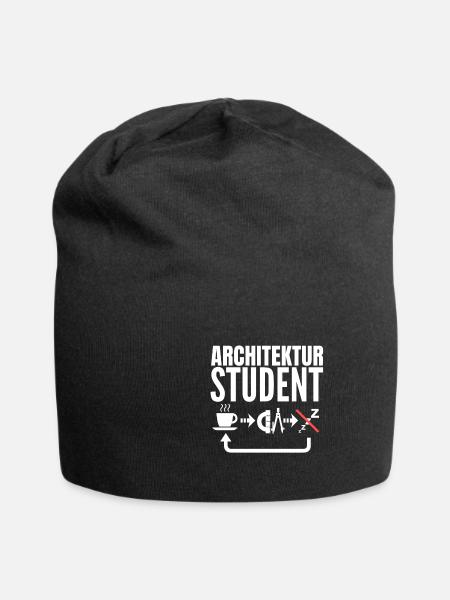 Architektur Student Geschenk - Jersey-Beanie - Schwarz