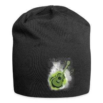 Gitarre - Jersey-Beanie - Schwarz - Vorne