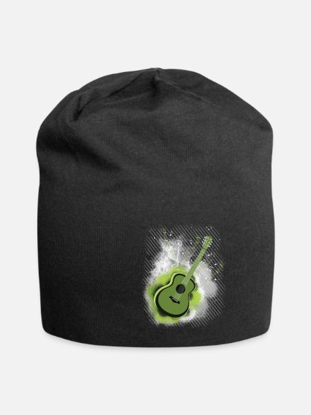 guitar - Jersey Beanie - black