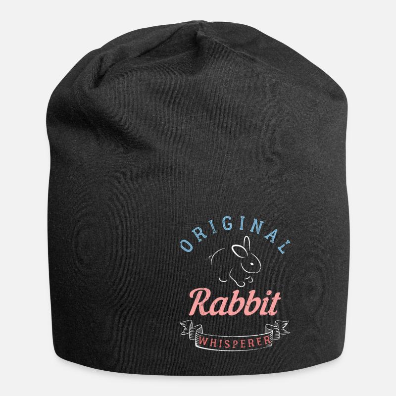 lapin - Bonnet en jersey - noir