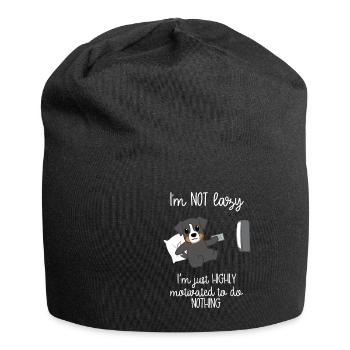 Bouvier Bernois - Dürrbächler - Lazy - Télé - Bonnet en jersey - noir - Devant