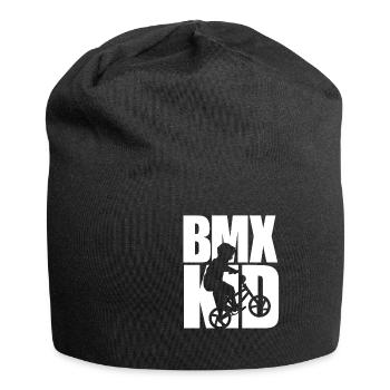 BMX Fahrrad Kids - Jersey-Beanie - Schwarz - Vorne