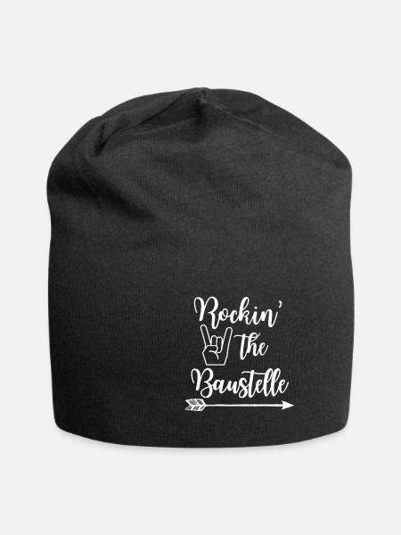 Rockin' the Baustelle - Jersey-Beanie - Schwarz