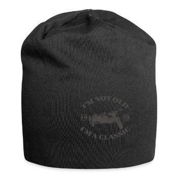 I'm a classic 1959 sidecar saying birthday - Jersey Beanie - black - Front
