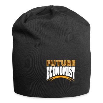 Wirtschaft Student Geschenk BWL VWL - Jersey-Beanie - Schwarz - Vorne