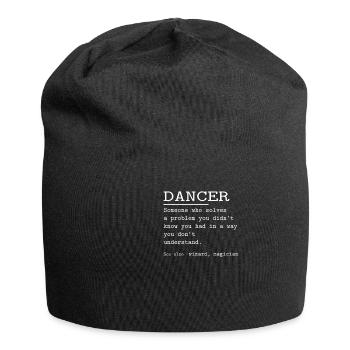 DANCER - Jersey-Beanie - Schwarz - Vorne