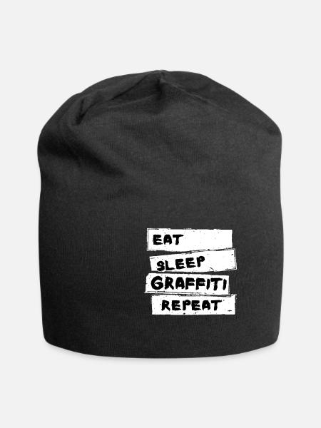 Graffiti - Chemise Graffiti - Bonnet en jersey - noir