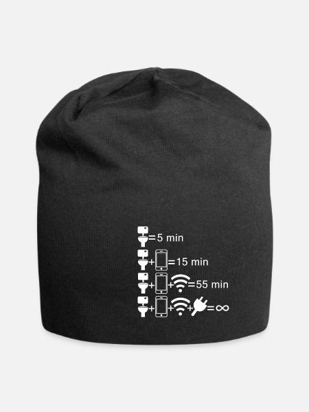 toilette - Bonnet en jersey - noir