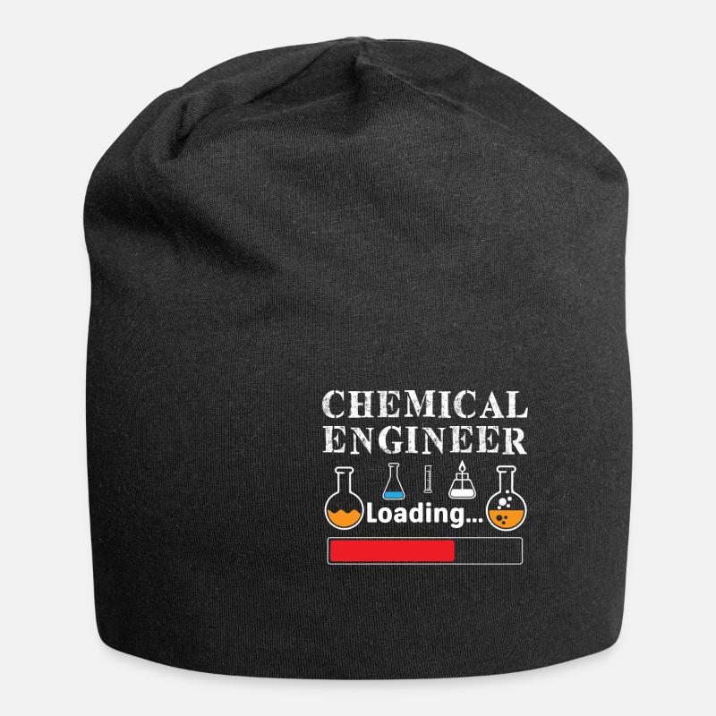 Laboratoire chimique - Bonnet en jersey - noir