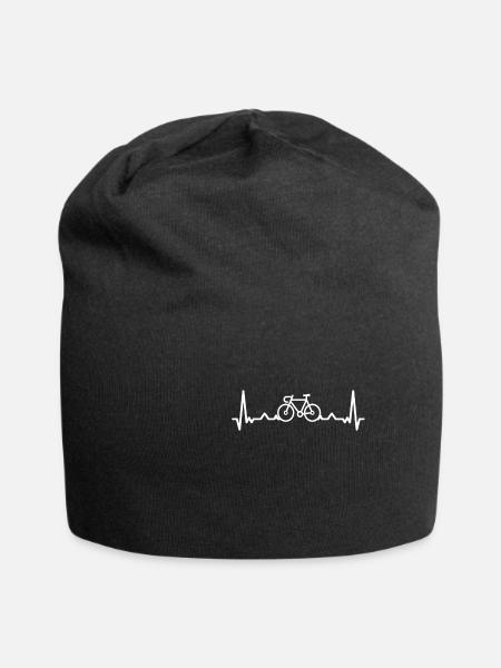 Bicycle | Cycling | Heartbeat | Heartbeat - Jersey Beanie - black