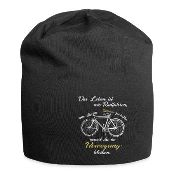 Vélo | Vélo de route | cyclisme - Bonnet en jersey - noir - Devant