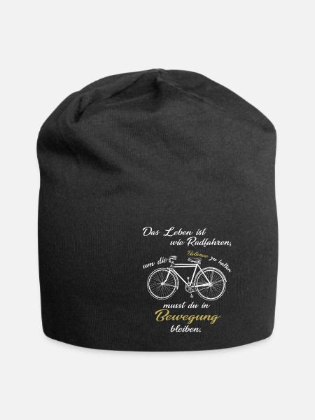 Fahrrad | Rennrad | Radsport - Jersey-Beanie - Schwarz