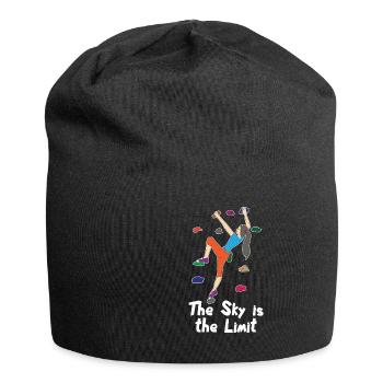 Cadeau d'escalade escalade escalade escalade gym - Bonnet en jersey - noir - Devant