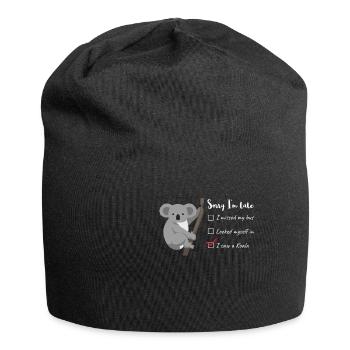 Désolé j'ai vu un Koala Australia Animal Zoo - Bonnet en jersey - noir - Devant