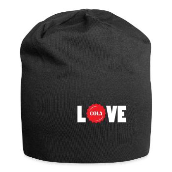 Cola Geschenk Getränk trinken lecker - Jersey-Beanie - Schwarz - Vorne