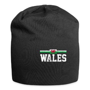 Wales - Jersey Beanie - black - Front