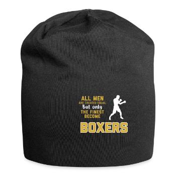 Funny Boxer Shirt - Jersey-Beanie - Schwarz - Vorne