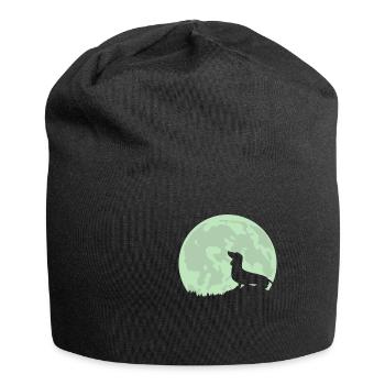 Dachshund T-Shirt Everything for the Dachshund Dog Gift - Jersey Beanie - black - Front