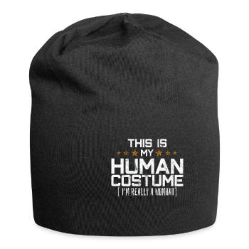 Wombat - Jersey-Beanie - Schwarz - Vorne