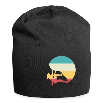 Klettern - Jersey-Beanie - Schwarz - Vorne
