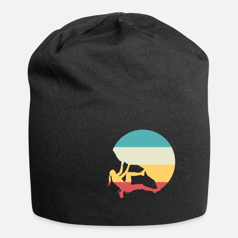 Klettern - Jersey-Beanie - Schwarz