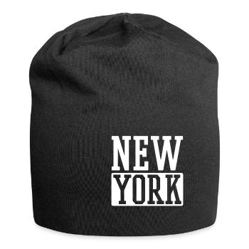 New York - Bonnet en jersey - noir - Devant