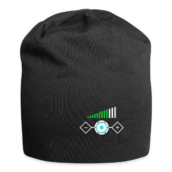 HiFi cadeau Son Musique Installation Hi-Fi - Bonnet en jersey - noir - Devant