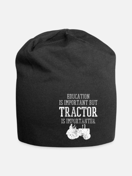 tractor - Jersey Beanie - black