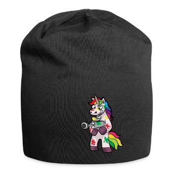 PAINTBALL Einhorn Markierer Airsoft Geschenk Kind - Jersey-Beanie - Schwarz - Vorne