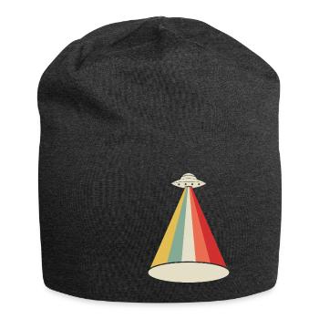 Außerirdisches UFO Außerirdische - Jersey-Beanie - Anthrazit - Vorne