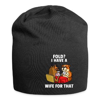 Chiens Jouer au Poker Dog Player Hold Em Gift - Bonnet en jersey - noir - Devant